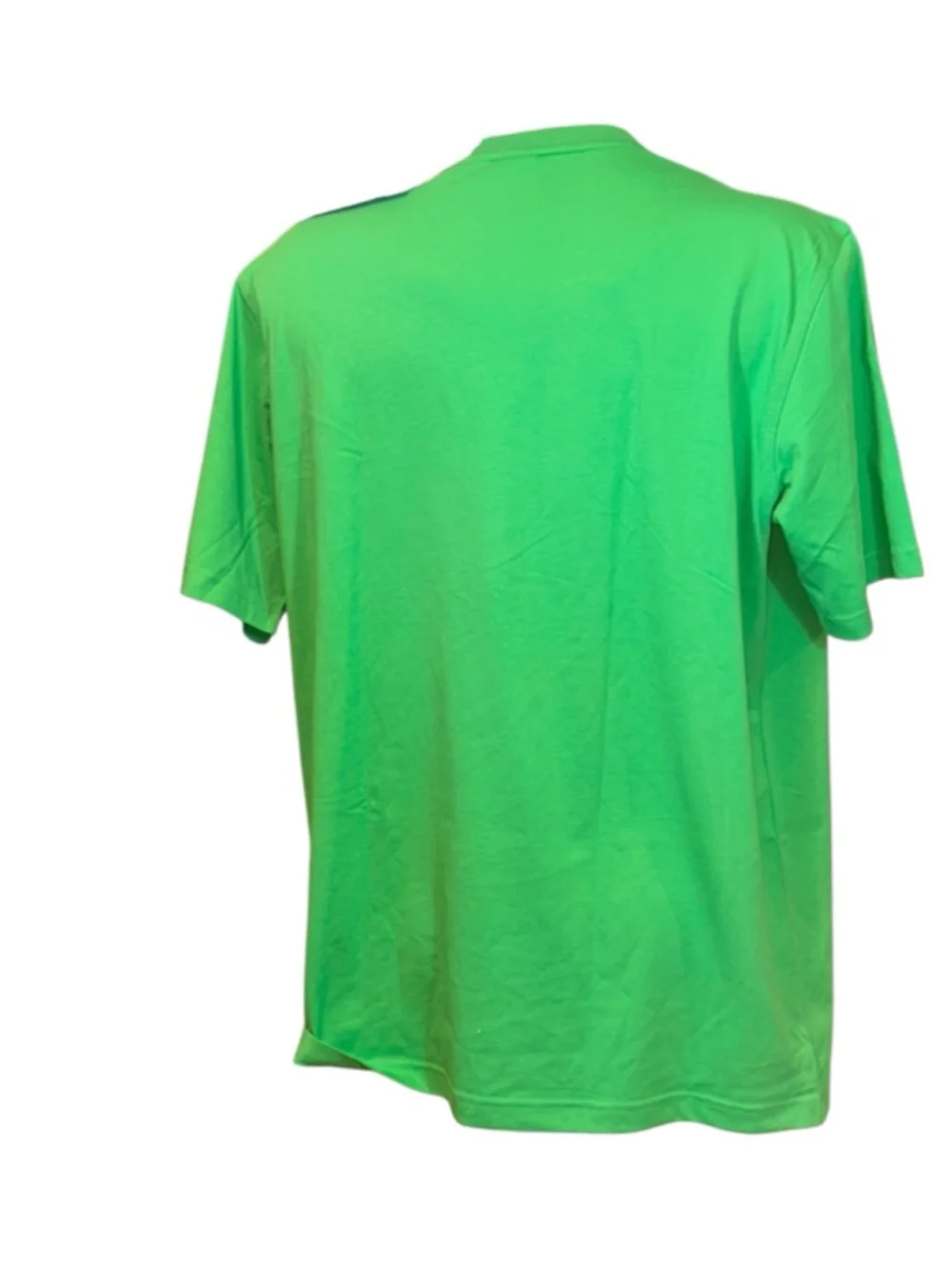 Men's Adidas Green & White Trefoil Short Sleeve Tee Shirt XLarge